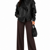 Jaqueta Leather Preta Essential Premium