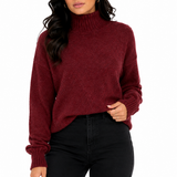 Suéter Feminino Gola Alta Ruby Touch