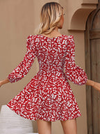 SHEIN Frenchy Com cinto Florzinhas Boho Vestido