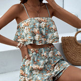 Conjunto Gabrielly – Estilo Tropical com Estampa Exclusiva