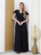 Vestido Longo DUNA Manga curto