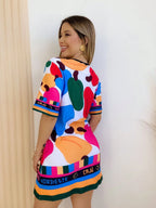 Vendedor Indicado
Vestido feminino vestido camisetão vestidos blusão feminino tshirt plus size vestido feminino t-shirt