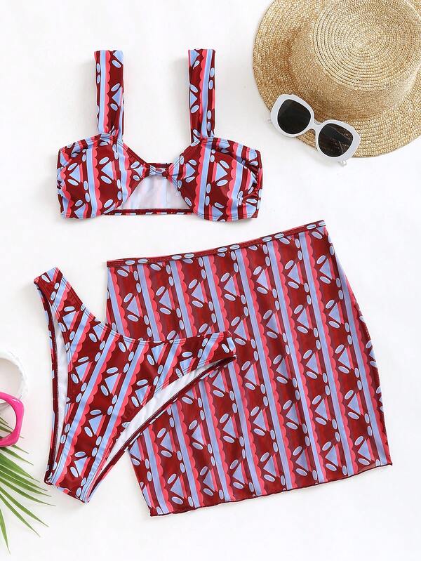 Conjunto Biquíni Maíra Sunset 3 Peças