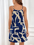 SHEIN Privé Vestido cami impressão gráfica