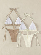 Kit 2 Conjuntos de Biquíni Cortininha Vernazza