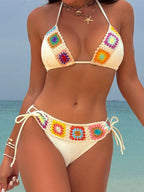 Biquíni Floral Halter Elegance