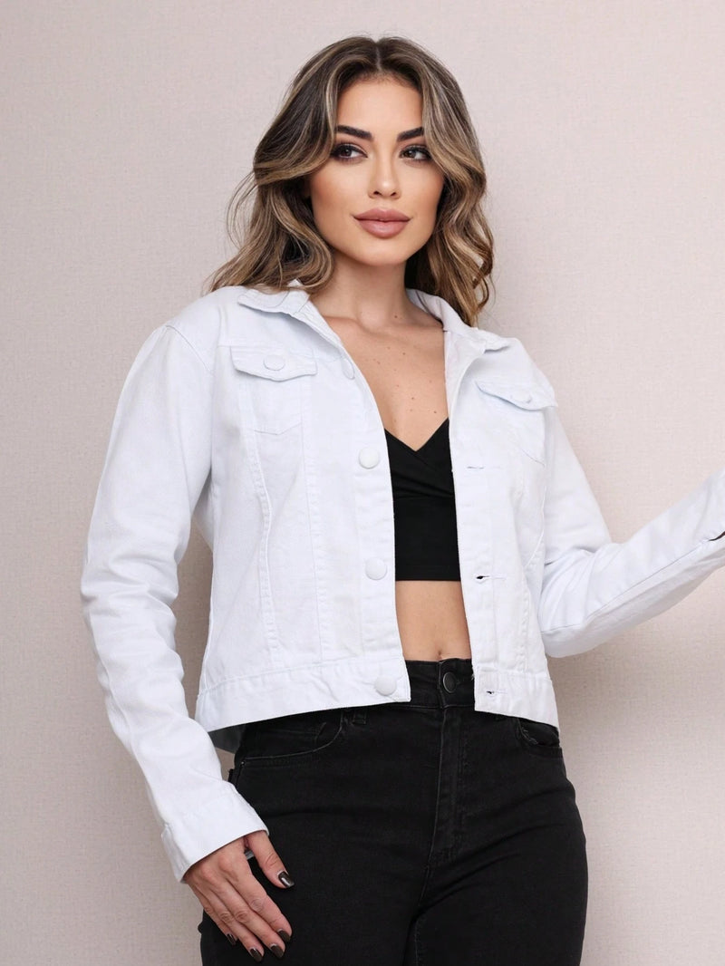 Vendedor Indicado
feminina Jaqueta Denim curto feminina Festa junina