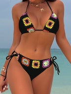 Biquíni Floral Halter Elegance