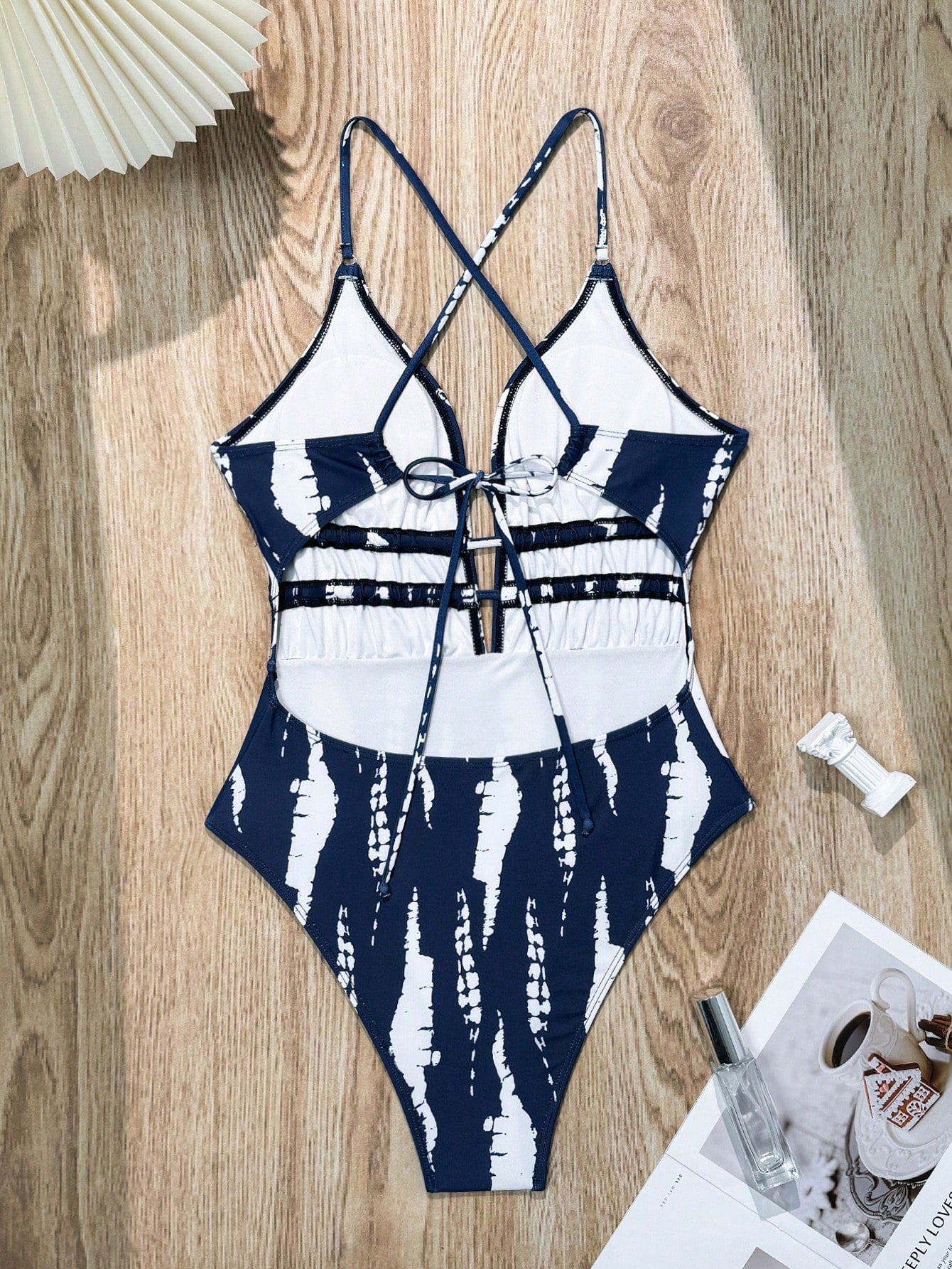 Swim Chiccia Maiô de uma peça impresso (Direitos Autorais Comprados, Padrão Aleatório)