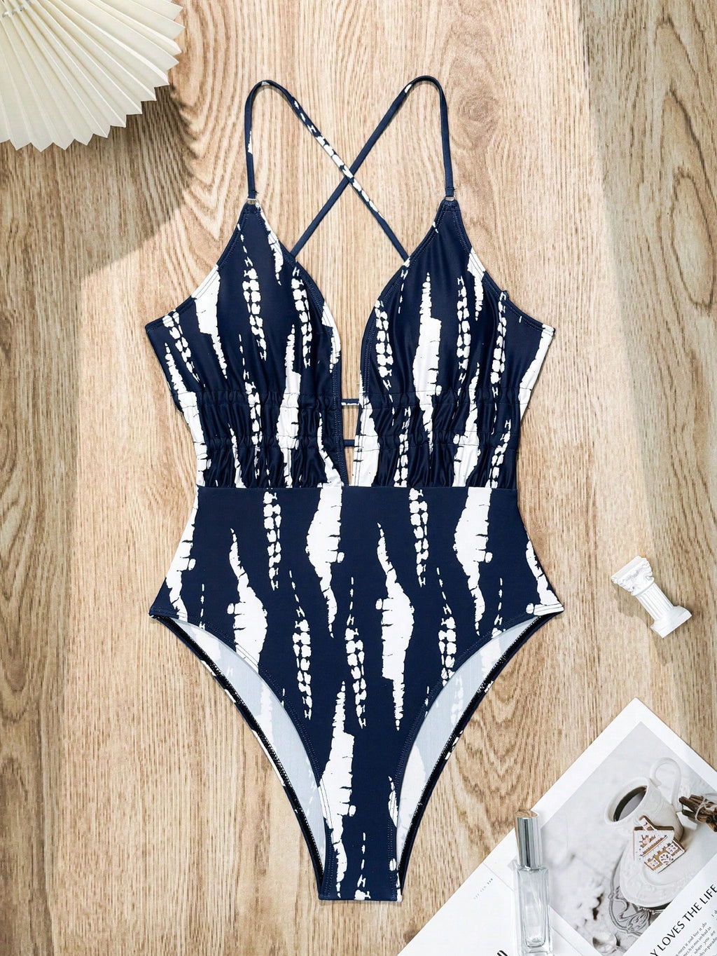 Swim Chiccia Maiô de uma peça impresso (Direitos Autorais Comprados, Padrão Aleatório)