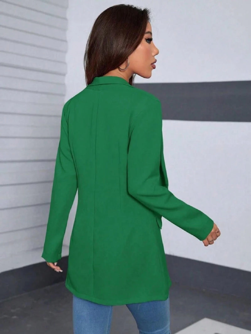 BLAZER FEMININO ALFAIATARIA CASAQUINHO SOCIAL MODA FEMININA manga longa PLUS SIZE