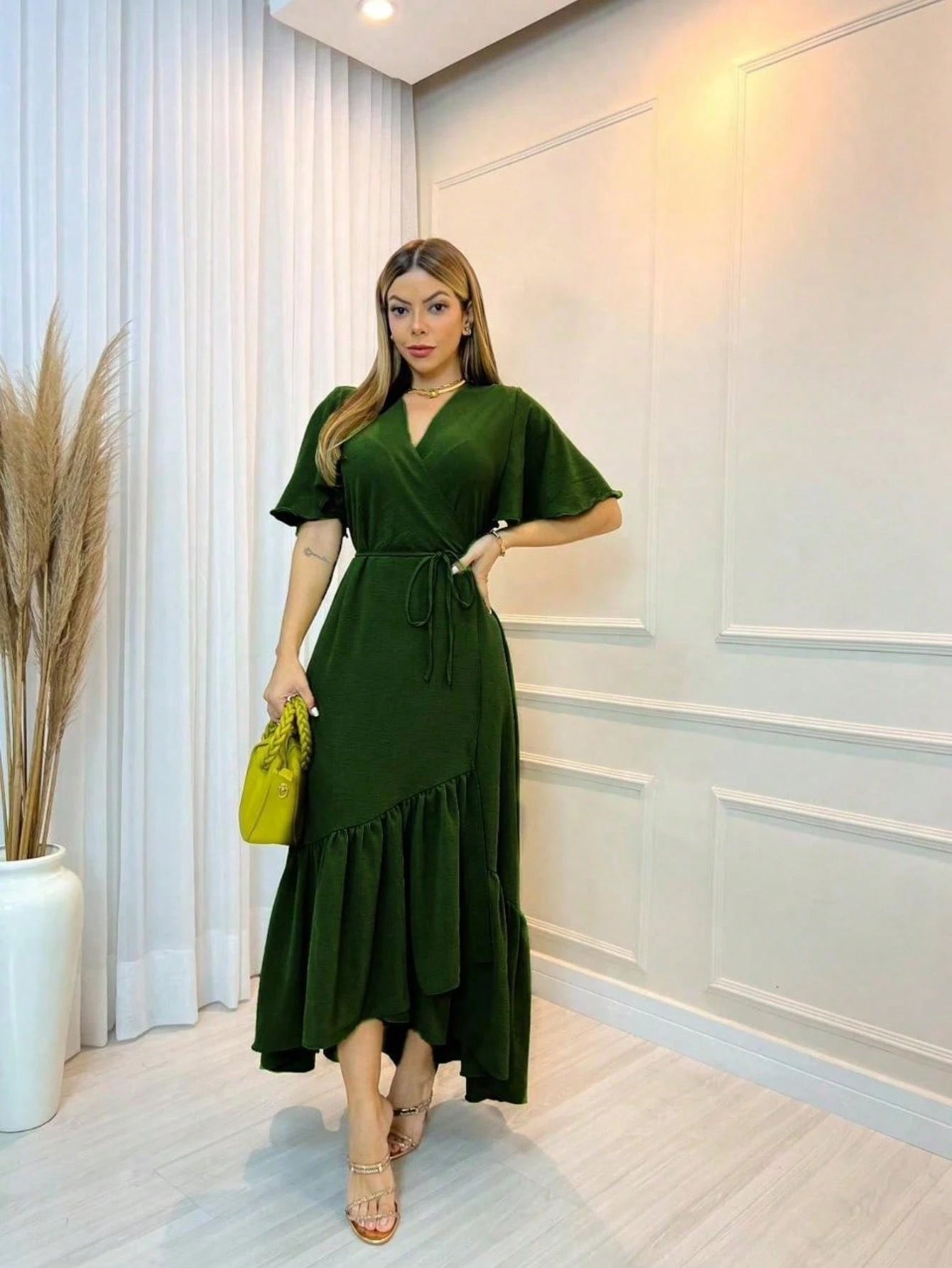 Vendedor Indicado
Vestido Feminino Transpassado liso