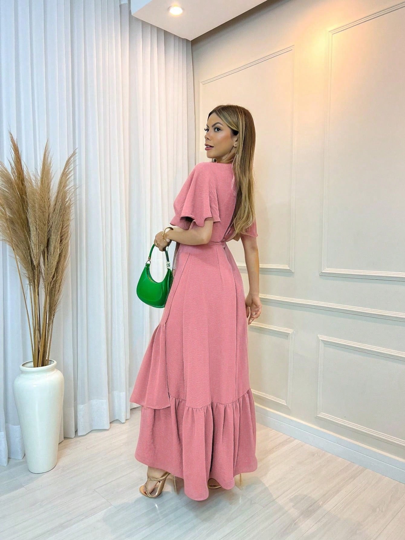 Vendedor Indicado
Vestido Feminino Transpassado liso