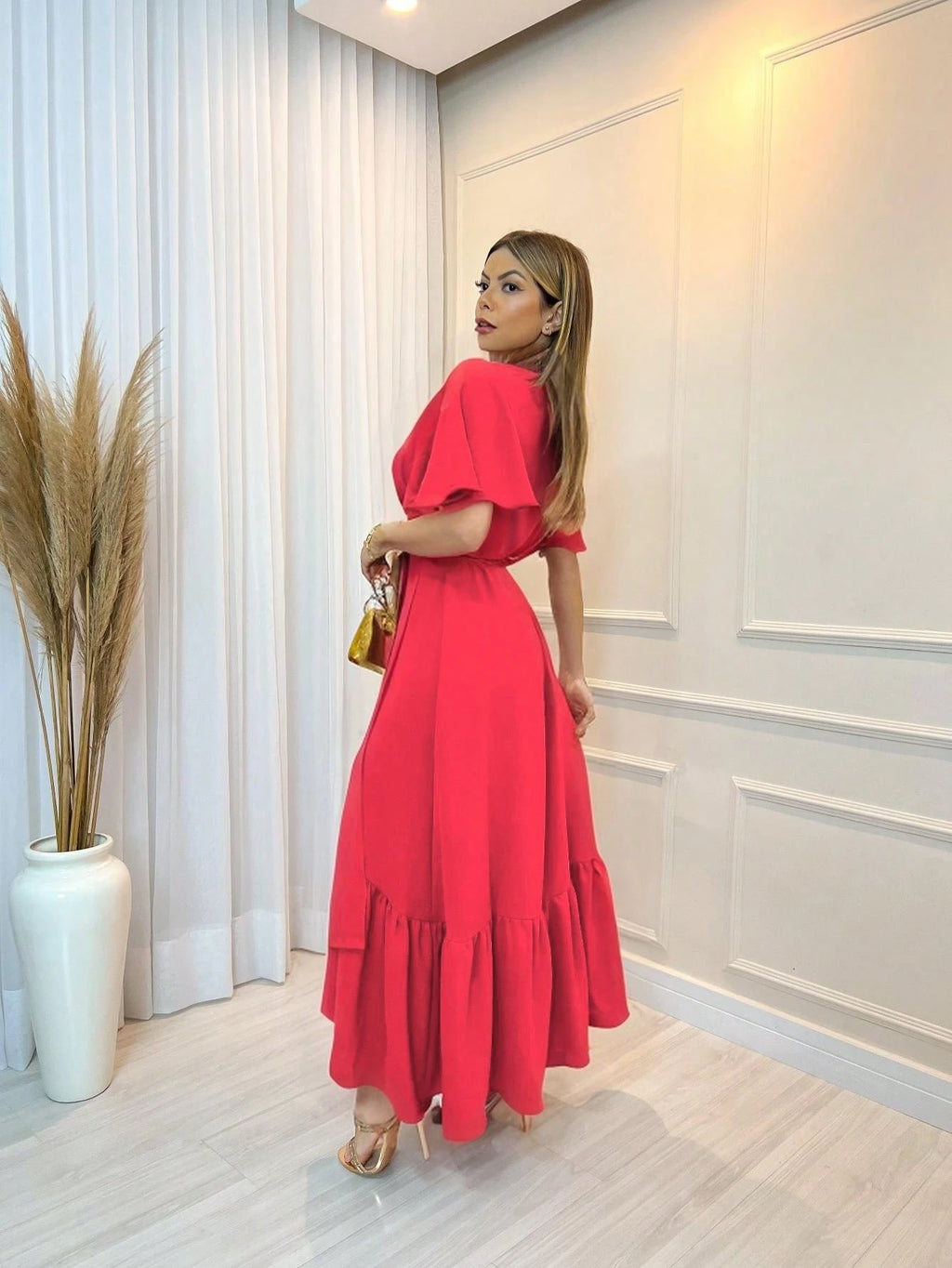 Vendedor Indicado
Vestido Feminino Transpassado liso