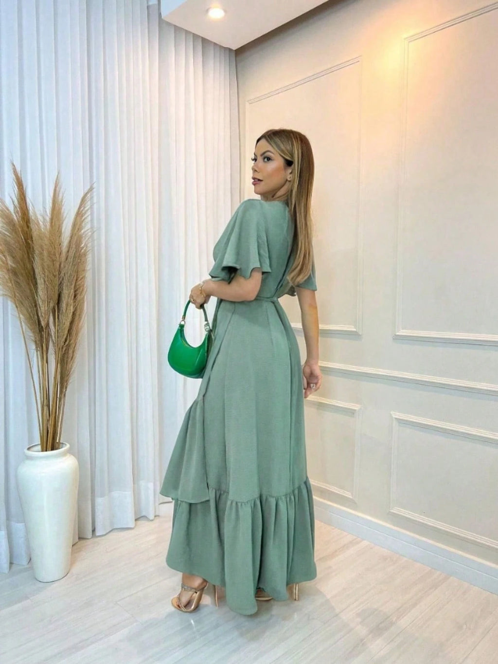 Vendedor Indicado
Vestido Feminino Transpassado liso