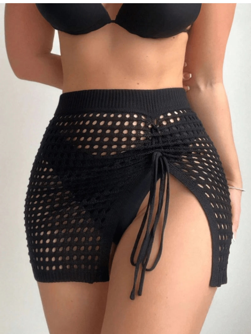 Vendedor Indicado
Saida Praia Saia Crochê Tricot com Cordão Lateral Fenda Festival