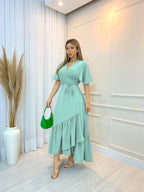 Vendedor Indicado
Vestido Feminino Transpassado liso