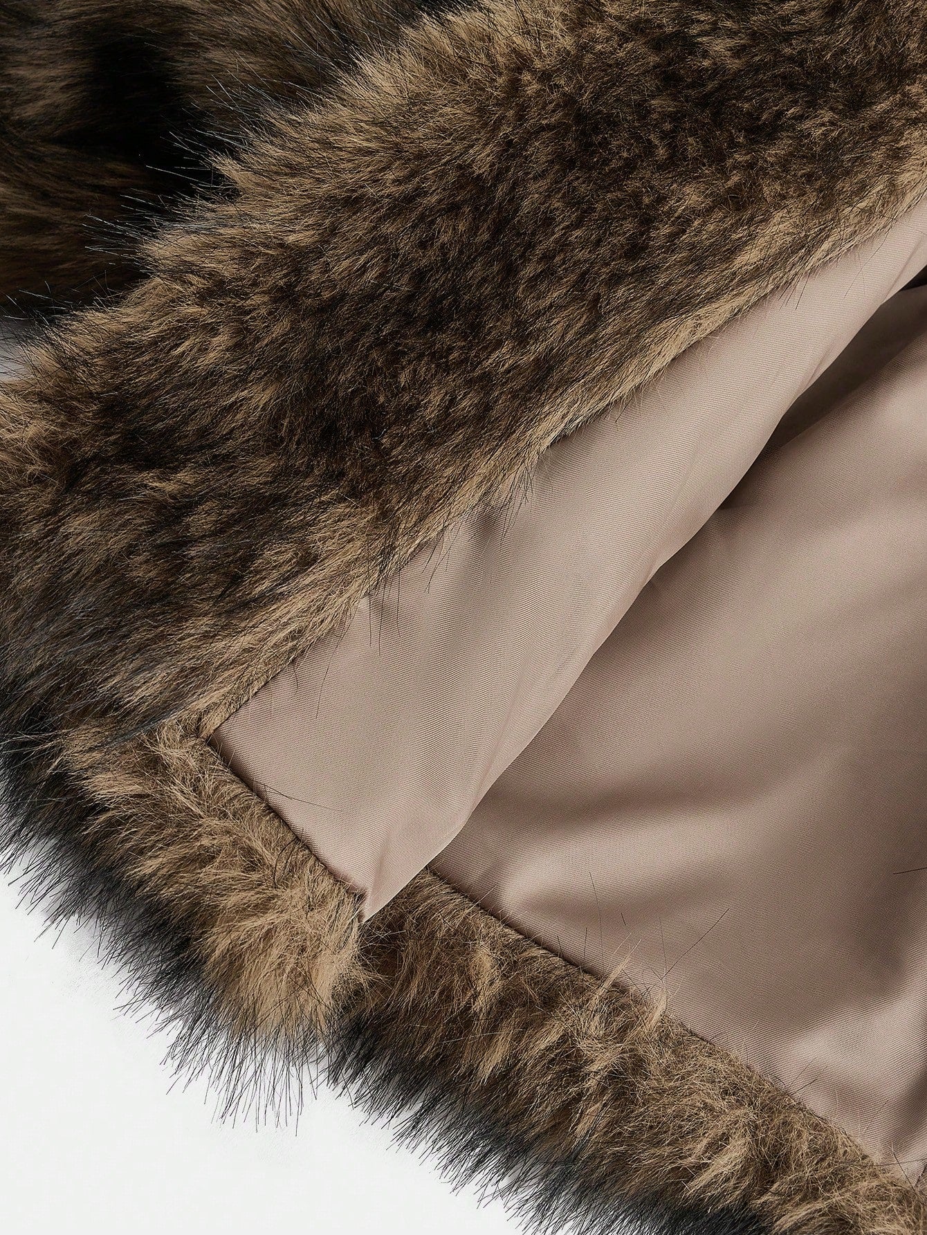 Aloruh Casaco de Inverno Feminino Vintage com Gola de Falso Pelos e Abertura Frontal, Roupa Externa da Moda para o Inverno