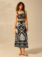 CAJUNI 2 peças Conjunto Casual Boêmio Tropical de 