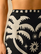 CAJUNI 2 peças Conjunto Casual Boêmio Tropical de 