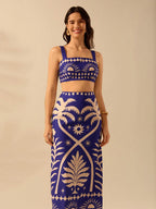 CAJUNI 2 peças Conjunto Casual Boêmio Tropical de 