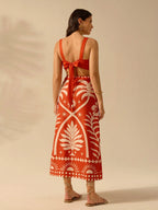 CAJUNI 2 peças Conjunto Casual Boêmio Tropical de 