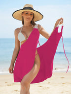 Swim Vcay Conjuntos de Verão para Mulheres, Capa Simples e de Cor Sólida para Uso Diário de Mulheres no Verão
