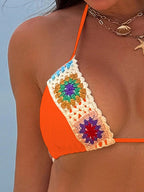 Biquíni Floral Halter Elegance