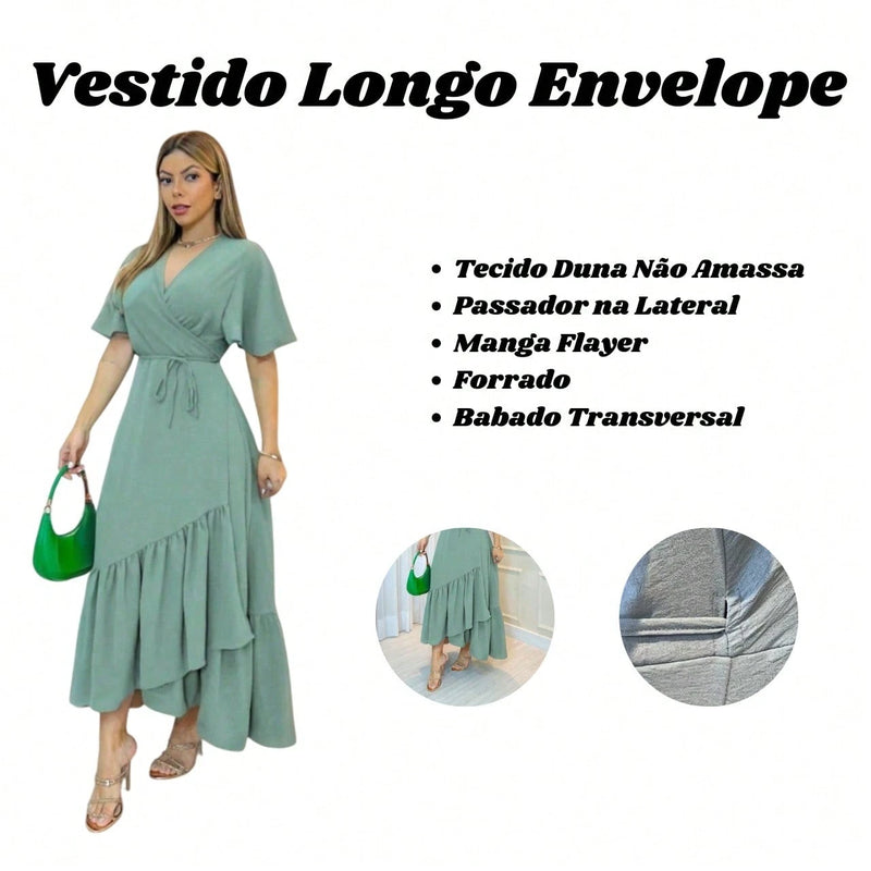 Vendedor Indicado
Vestido Feminino Transpassado liso