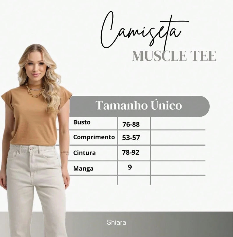 Vendedor Indicadokit 3 T Shirt Muscle tee blusa gola alta feminina manga curta camiseta básica lisa preta branca nude