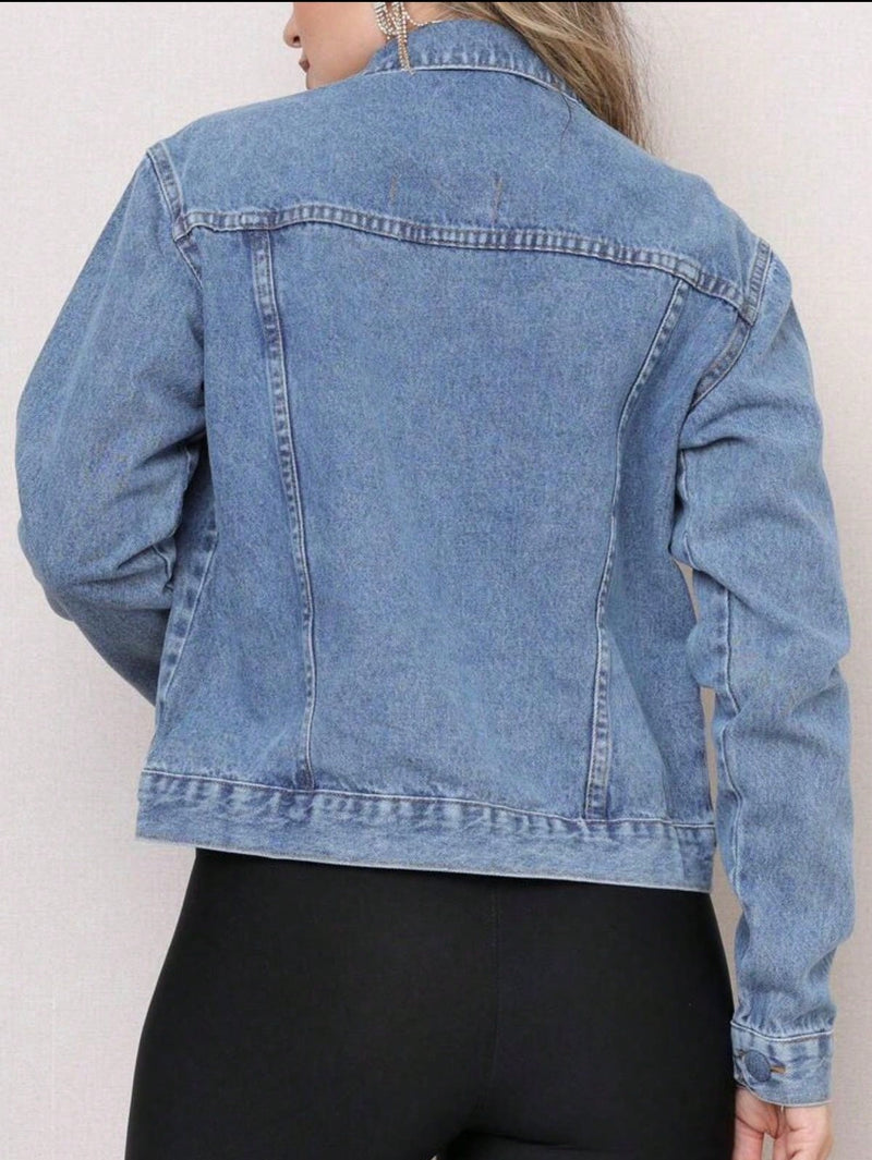Vendedor Indicado
feminina Jaqueta Denim curto feminina Festa junina