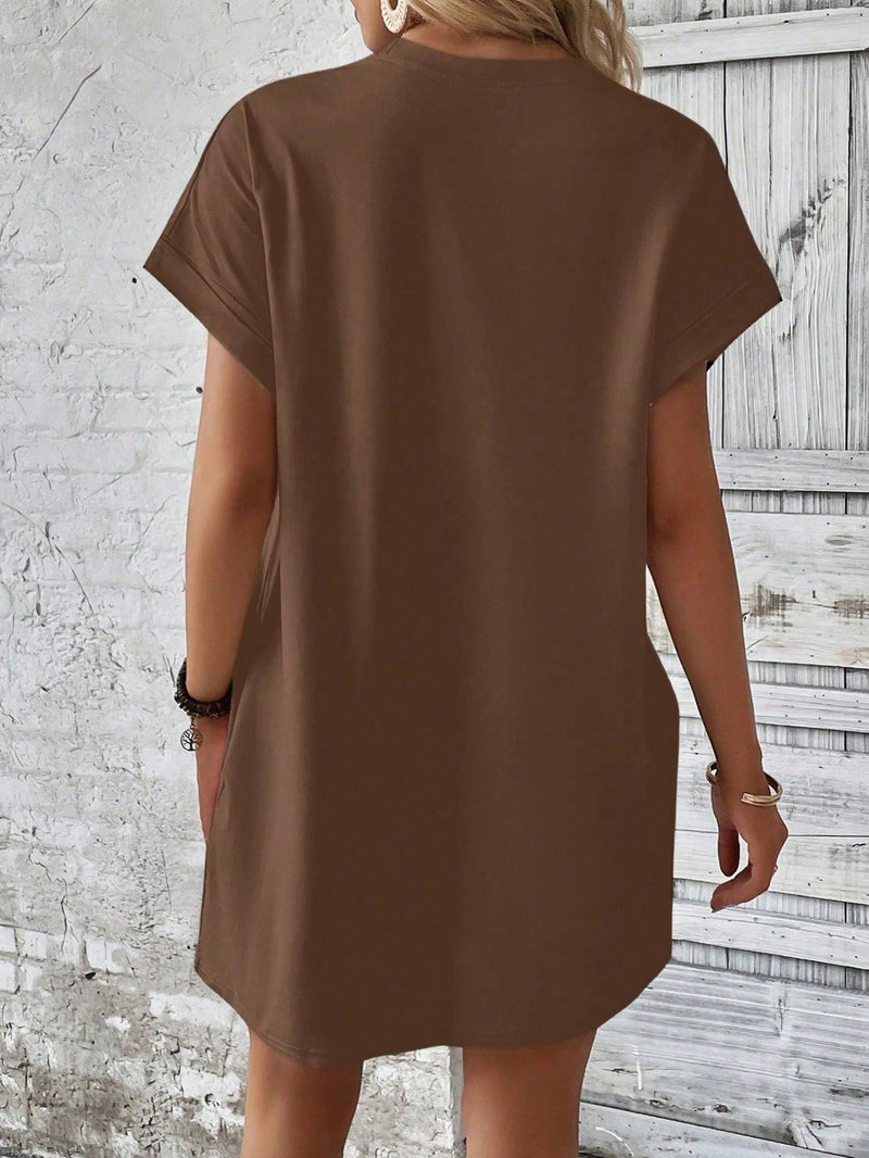 Vestido manga morcego de malha premium soltinho verão moda feminina