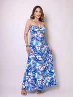 Vendedor Indicado
Vestido Longo Alça Com Bojos Vazado Novo Verâo Moda