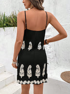 Vivid Eden Vestido Mulher Estampado Simples Diário Cami
