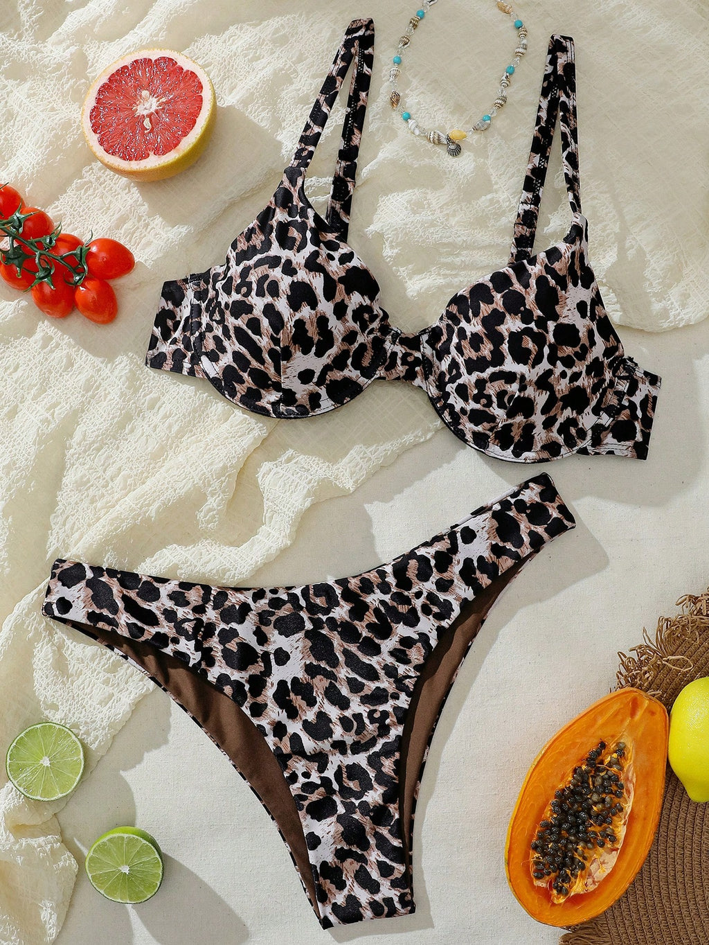 Swim Vcay Maiô Bikini Listrado de Zebra Verde Menta, Roupa de Banho Sexy para Verão