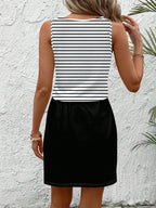 SHEIN LUNE Vestido casual simples de estilo de rua cor de damasco 2 em 1 para mulheres, outono