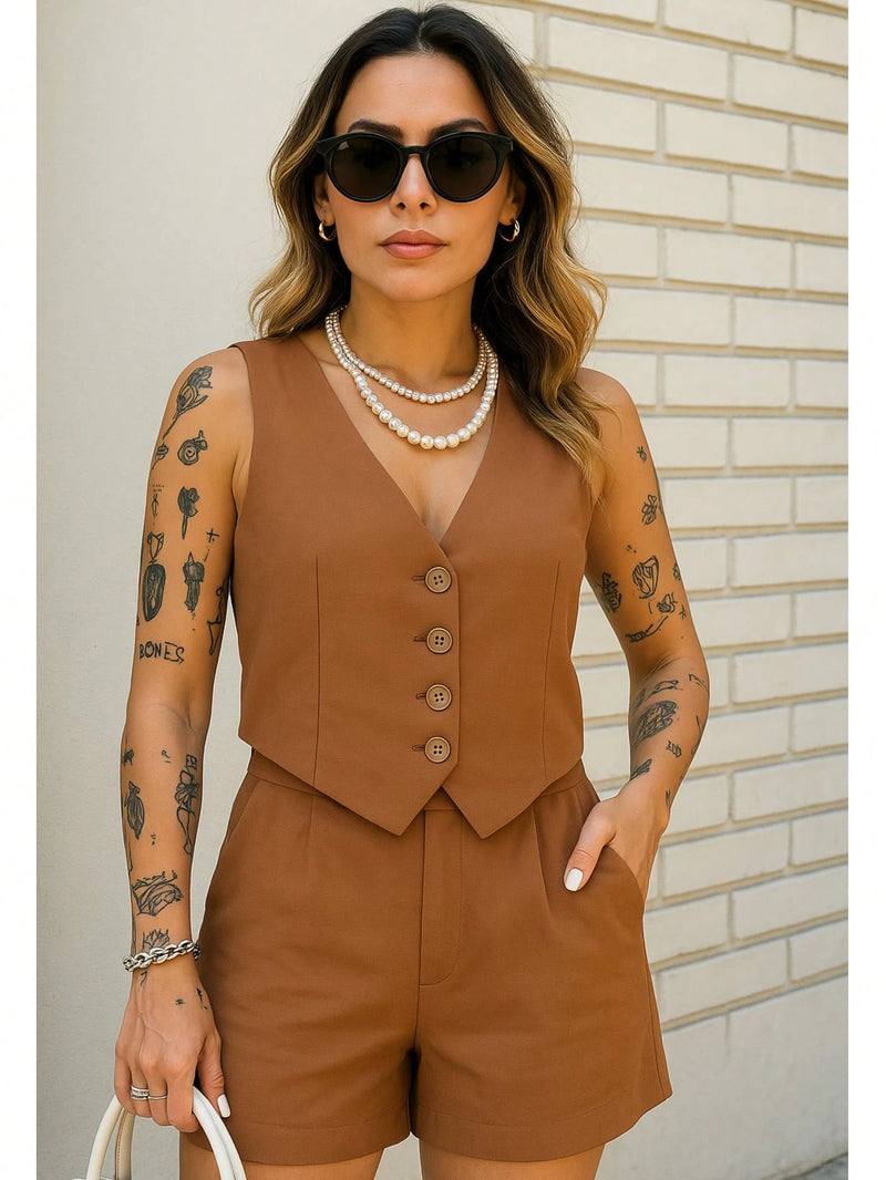 Conjunto Alfaiataria Lara – Poder e Estilo no Preto Clássico