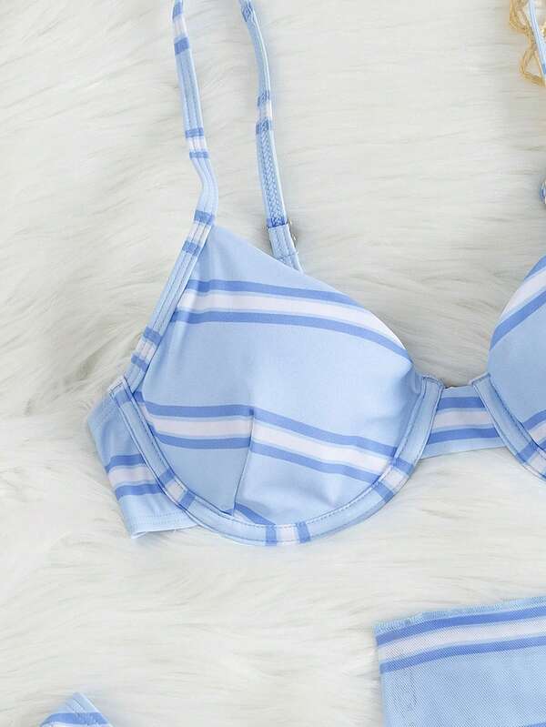 Conjunto Biquíni Capri Blue 3 Peças