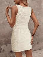 SHEIN LUNE Vestido casual simples de estilo de rua cor de damasco 2 em 1 para mulheres, outono