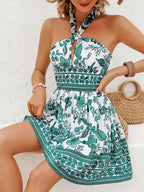 Vivid Eden Vestido Casual com Alça para Mulheres para Férias de Verão