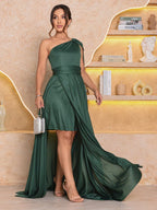 Vendedor IndicadoVestido Longo Feminino Plus Size com Capa Festa Casamento Noiva Formatura Madrinhas elegante Festa Malha Com cinto Atemporal