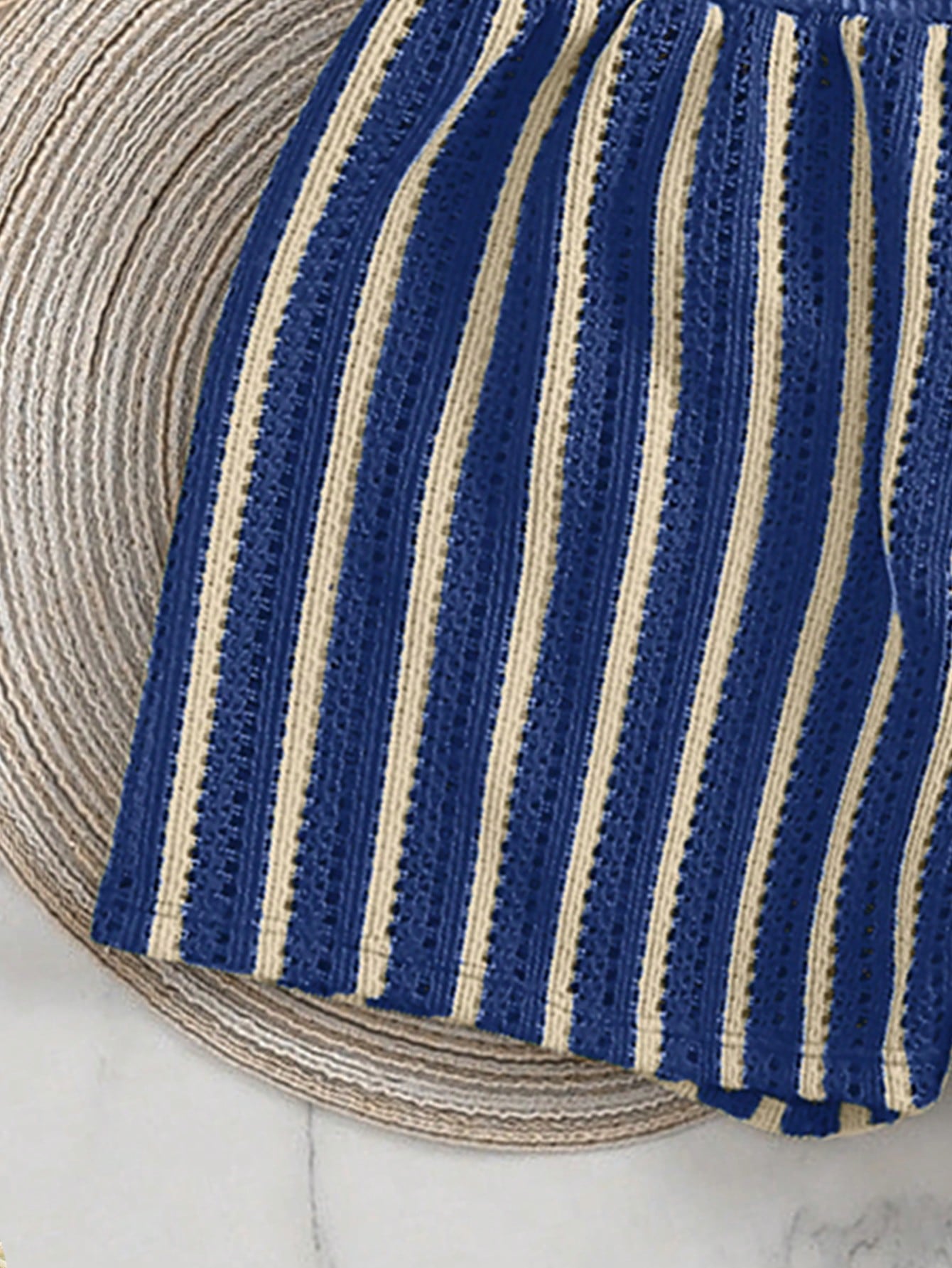 Swim Vcay 3 peças/Conjunto Capa de Crochê de Estilo Boêmio para Maiô Bikini, Saída de Praia