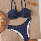 Biquíni Maré Sereia – Textura Escamas com Efeito Push-Up