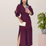 Vestido Helena – Elegância Clássica com Modernidade