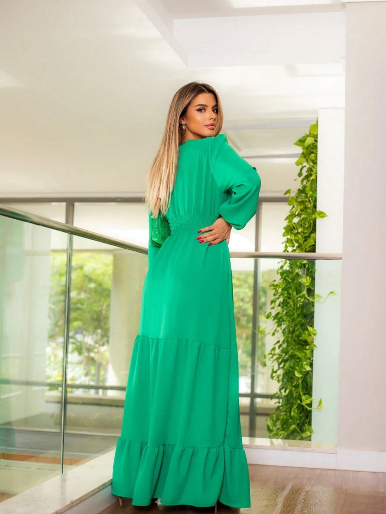 vestido longo Simples Casamento