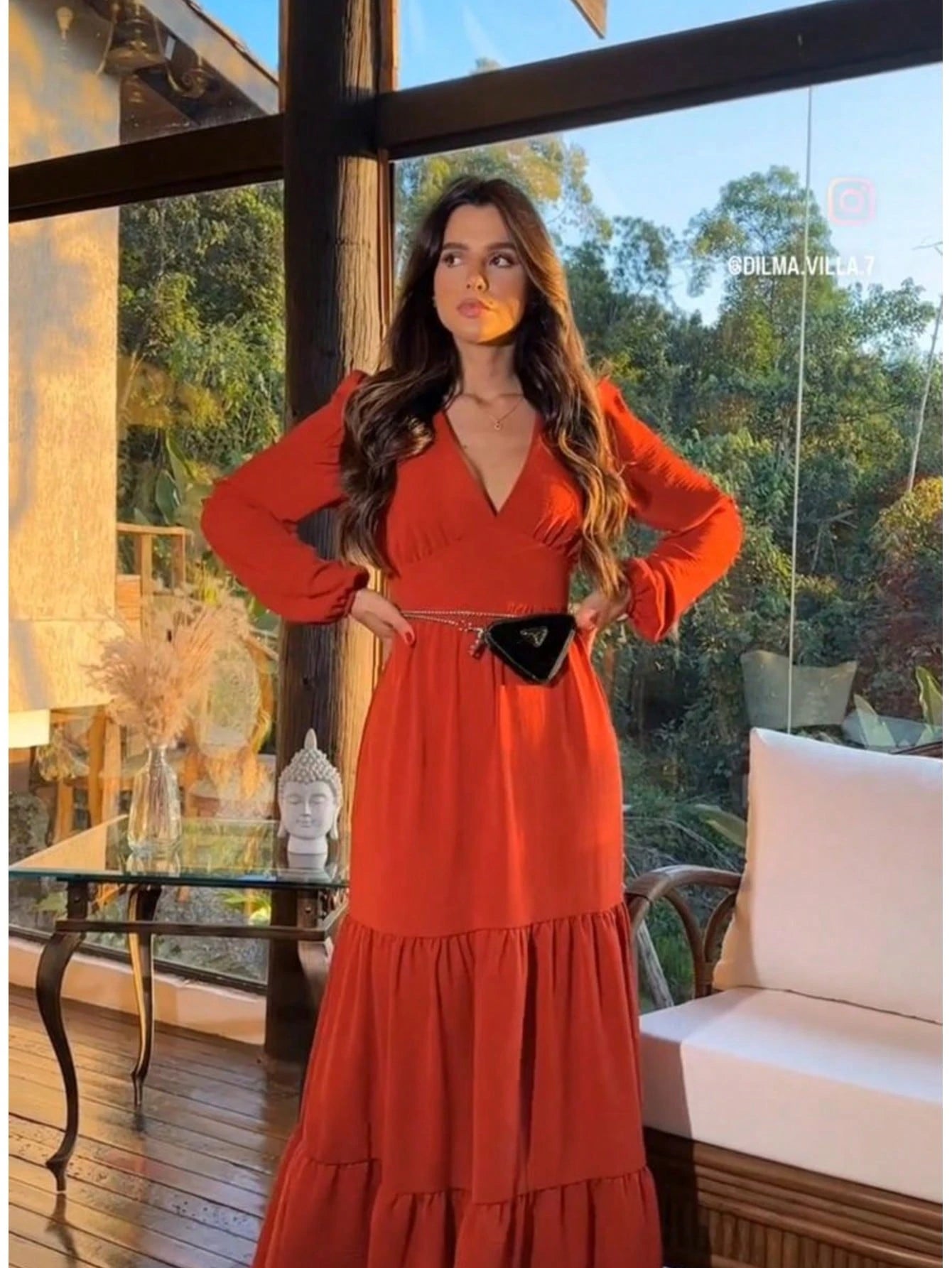 vestido longo Simples Casamento