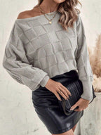 Vendedor IndicadoBlusa De Frio Suéter Tricot Manga Morcego Inverno