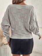 Vendedor IndicadoBlusa De Frio Suéter Tricot Manga Morcego Inverno