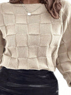 Vendedor IndicadoBlusa De Frio Suéter Tricot Manga Morcego Inverno