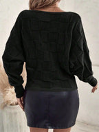 Vendedor IndicadoBlusa De Frio Suéter Tricot Manga Morcego Inverno